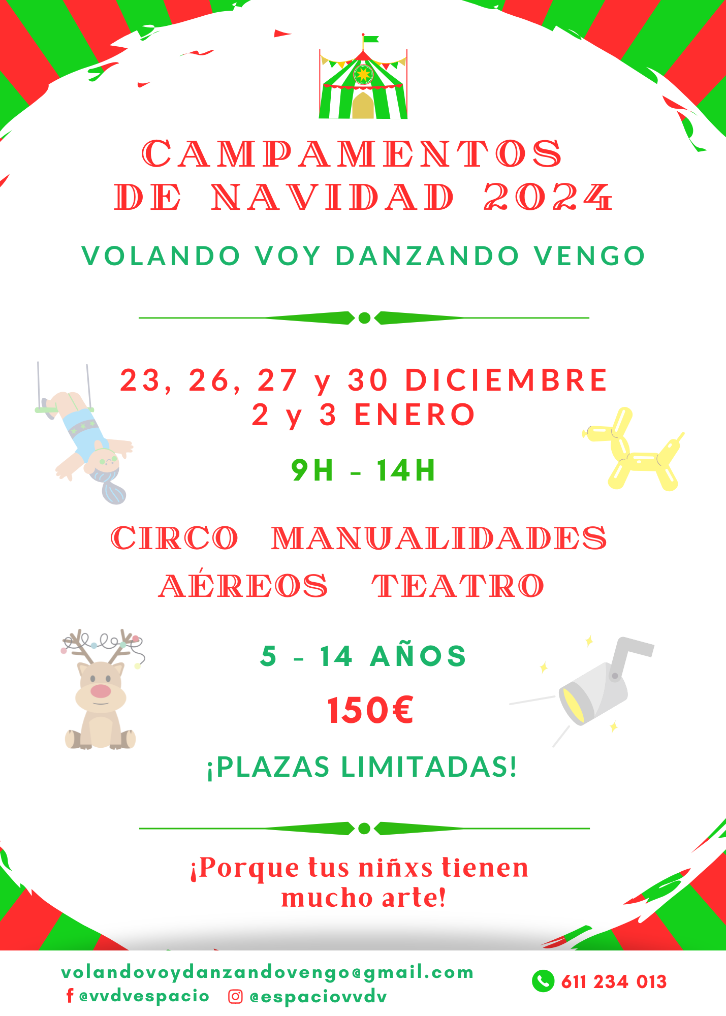 CAMPAMENTO DE NAVIDAD VOLANDO VOY DANZANDO VENGO